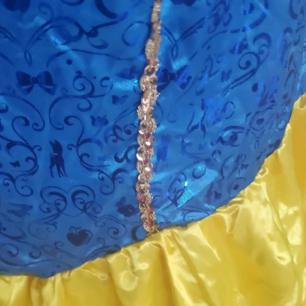 Disney Princess Costume with Blue and Yellow Dress - Picture 6 of 11